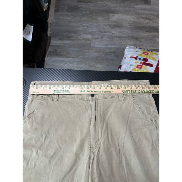Carhartt Rugged Flex Loose Fit Canvas Work Pant Tan Size 38x34 - Picture 4 of 12